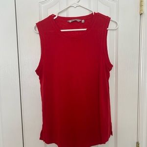 Athleta Red Breezy Tank Size Medium